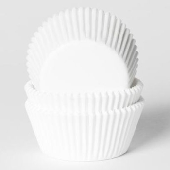 Mini Cupcake Cases - White 500pc